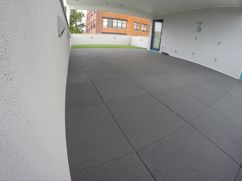 Rooftop Using Rubber Pavers with Our Turf-Top Tiles preview 13